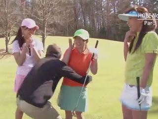 Erika hiramatsu tart kettő clubs shortly után golf -uncensored jav-