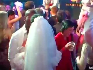 Magnificent oversexed brides sucer grand coqs en publique