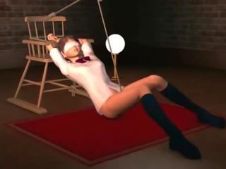 L'anime sexe film esclave en cordes submitted à sexuel taquineries
