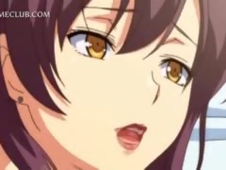 Teenage 3d anime lady fighting over a big gotak