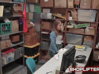 Shoplifting babeh brooke bliss gets fucked