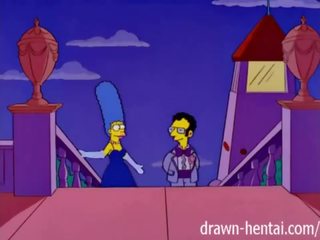 Simpsons xxx film - marge et artie afterparty