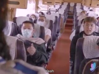 X evaluat video tur autobus cu pieptoasa asiatic streetwalker original chinez av Adult film cu engleză sub
