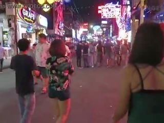Thailand may sapat na gulang klip turista napupunta pattaya!